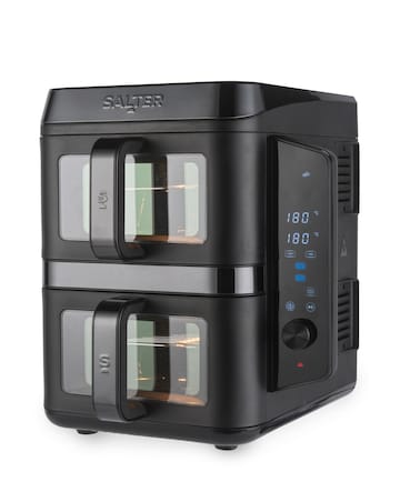 Salter EK6534 Verticook View Dual Basket Air Fryer with Viewing Windows