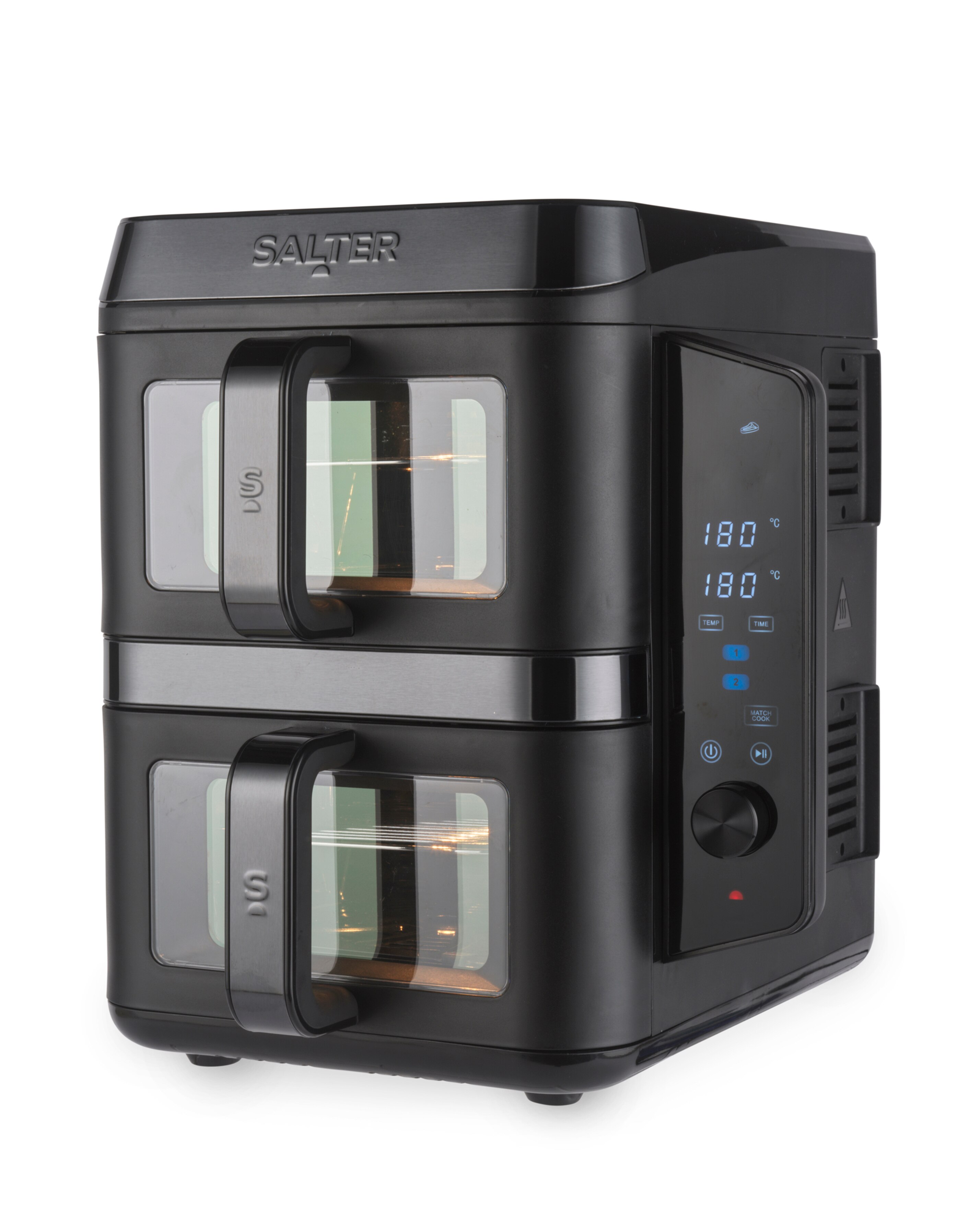 Salter EK6534 Verticook View Dual Basket Air Fryer with Viewing Windows