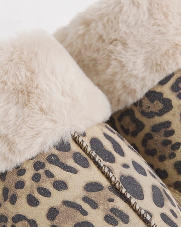 Albza Suede Closed Toe Slippers - Wide Fit (E)