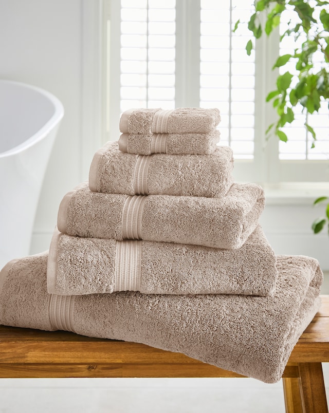 Egyptian Cotton 600GSM Towel - Mushroom