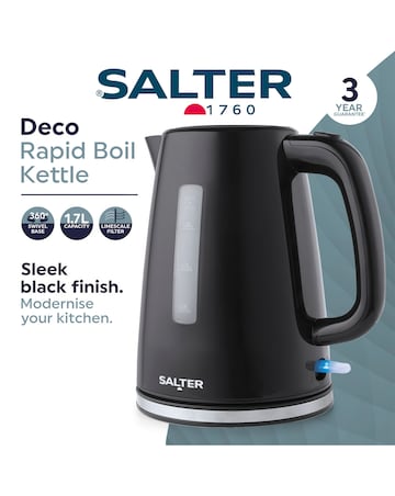 Salter Deco 2 Slice Toaster and Rapid Boil Kettle Bundle