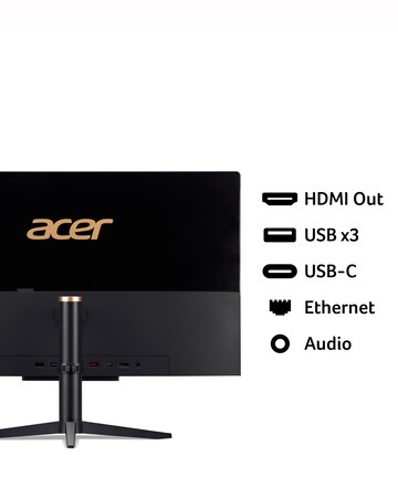 Acer Aspire C22 All In One PC 21.5in FHD Intel N100 8GB 256GB - Windows 11 Home