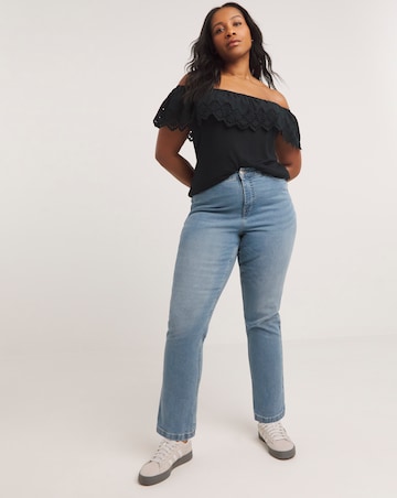 Joe Browns Brodierie Frill Jersey Tee