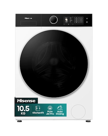 Hisense KitchenFit 5i Series WF5I1045BWQ 10.5kg Washing Machine - White