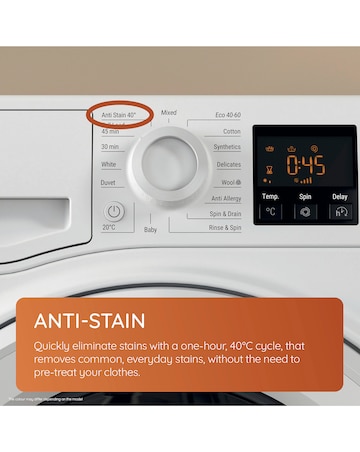 Hotpoint NSWM 7469 GG UK 7kg, 1400rpm, Washing Machine - Graphite + Install