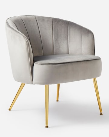 Joanna Hope Esme Velvet Accent Chair