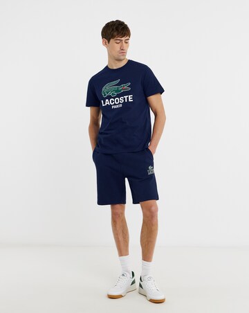 Lacoste Short Sleeve Croc T-Shirt - Navy