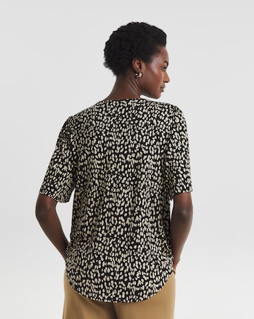 V-Neck Angel Sleeve Top