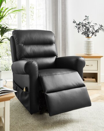 Brockton Faux Leather Electric Recliner Armchair