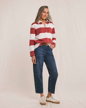 Julipa Pure Cotton Rugby Sweatshirt Top