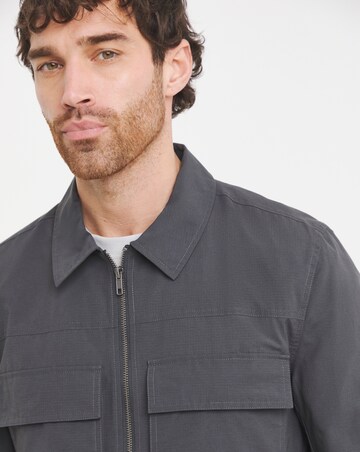 Charcoal Ripstop Lightweight Jacket