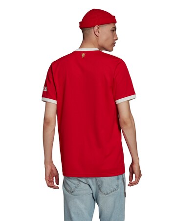 adidas Manchester United FC 2021/22 Men's Home Short Sleeve Replica Shirt