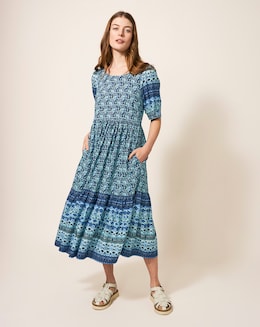 White Stuff Connie Eco Vero Midi Dress
