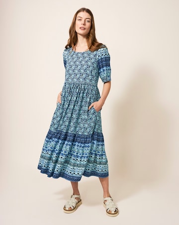 White Stuff Connie Eco Vero Midi Dress