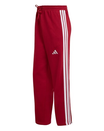 adidas Wide Leg 3 Stripes Fleece Pants