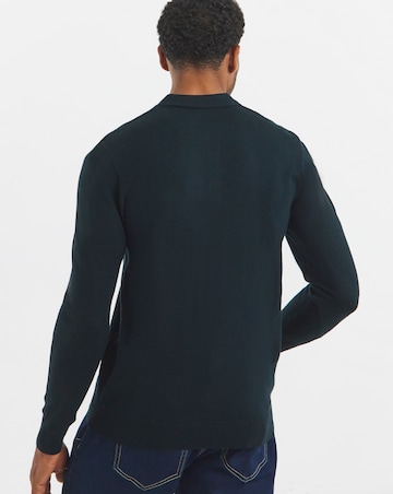 Value Knitted Long Sleeve Polo