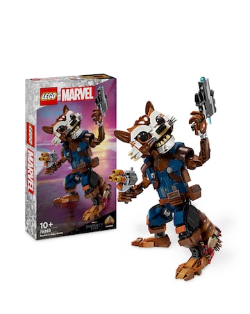 LEGO Marvel Rocket & Baby Groot Buildable Toy 76282
