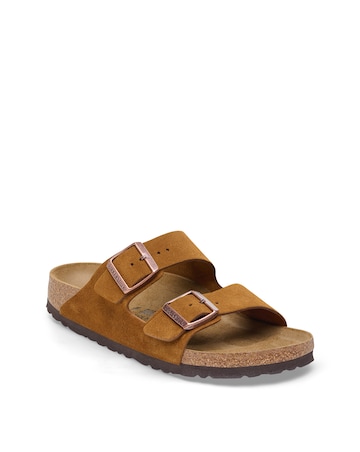 Birkenstock Classic Suede Arizona Sandals - Mink