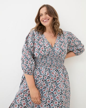 FatFace Rene Wild Floral Midi Dress