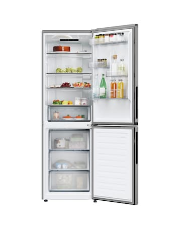 HOOVER HONCQ2T618EXK 60 x 185cm Refrigerator (Silver)