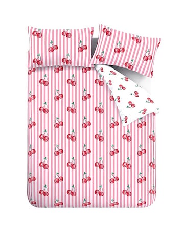 Catherine Lansfield Disco Cherries Duvet Set
