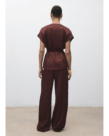 MANGO CRINKLE TROUSERS