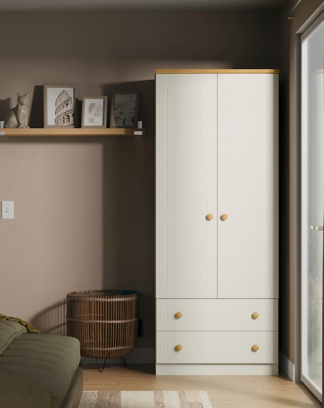 Frances Ready Assembled 2 Door 2 Drawer Wardrobe