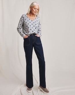 Julipa Straight Fit Stretch Jeggings Reg