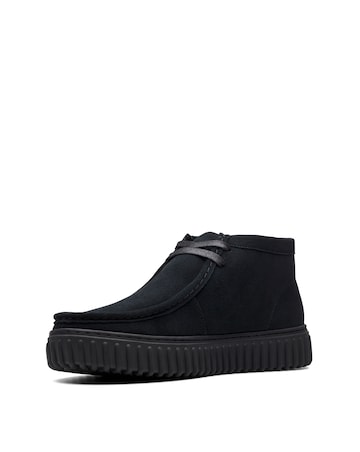 Clarks Suede Torhill Boots - Black