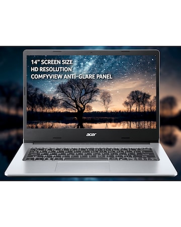 Acer Aspire 1 Laptop - 14in HD Intel Celeron N4500 4GB 64GB