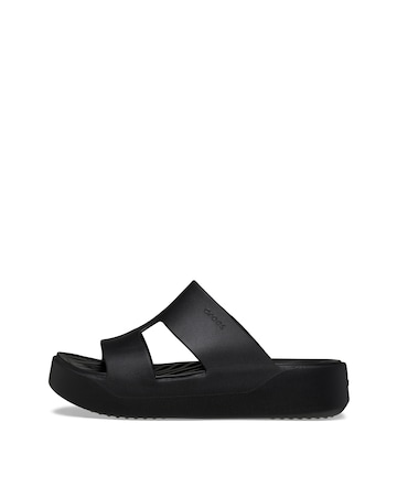 Crocs Black Getaway Platform Strap Sandal