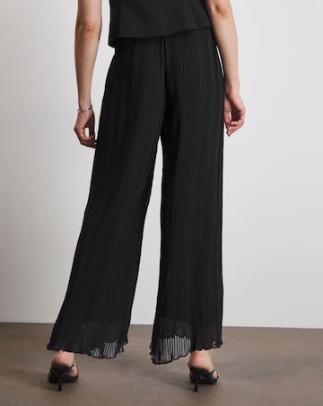 Joanna Hope Pleated Palazzo Chiffon Trouser