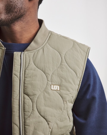 Union Onion Quilt Gilet- Green
