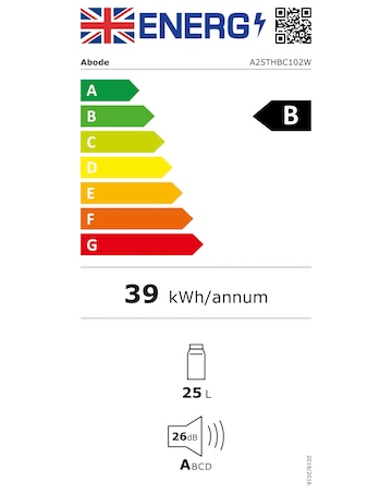 Abode 26L Quiet/ SIlent Cooler - White