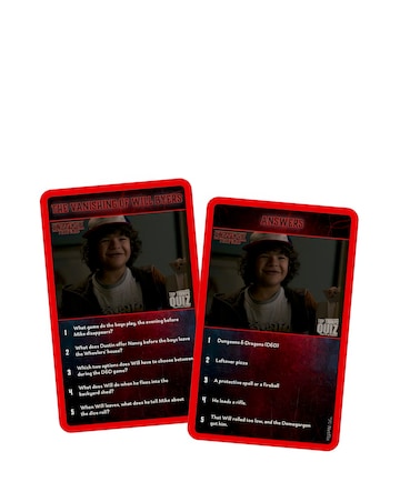 Stranger Things Top Trumps Quiz