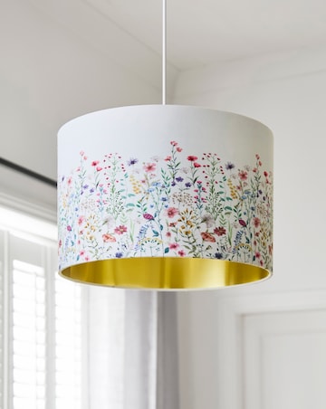 Julipa Avery Wildflower 35cm Shade with Gold Lining