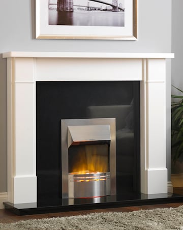 Dimplex Dakota Brushed Stainless Steel Inset Fire