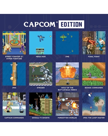 Hyper Mega Tech Capcom Edition Super Pocket Retro Handheld Gaming Console