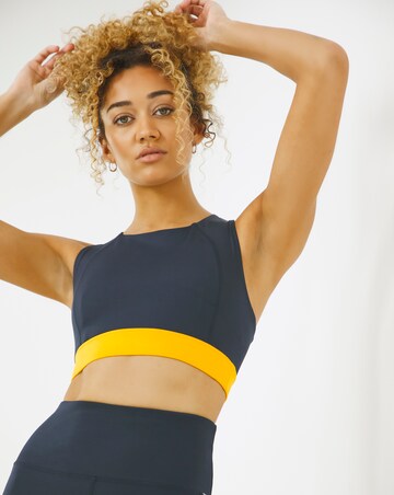 Ink Cross Back Crop Top