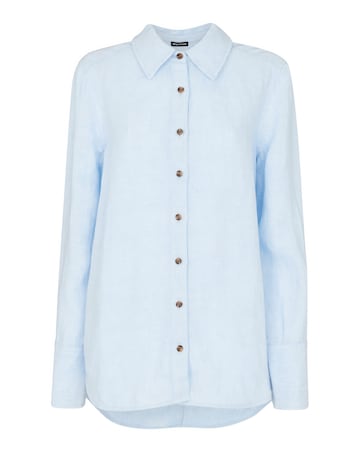 Whistles Linen Relaxed Fit Shirt
