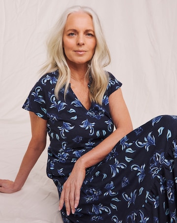 Julipa Pure Cotton Tiered Midi Dress