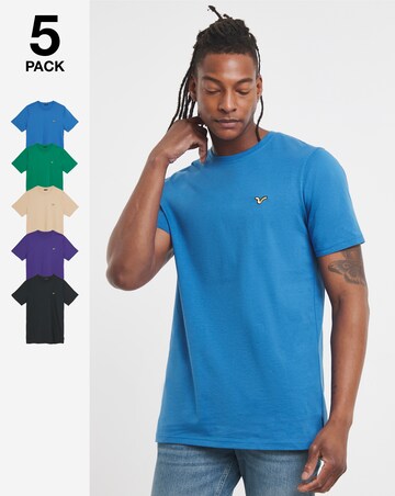Voi Storm 5 Pack T-Shirts Long Length