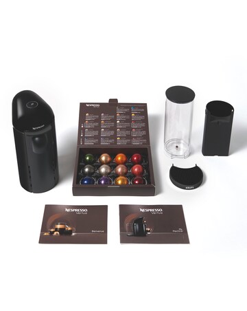 Nespresso XN903840 Vertuo Black Limited Edition Capsule Coffee Machine by Krups