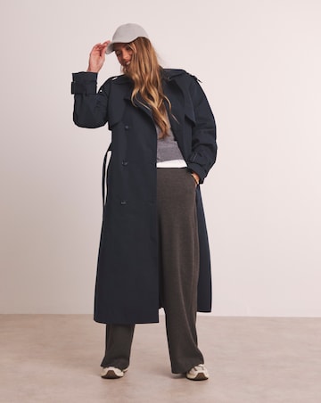 Anthology Navy Elevated Trench Coat