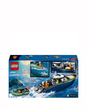 LEGO City Police Boat Chase Toy Building Set 60456