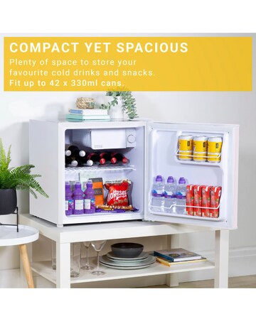 Kuhla KTTF0E6W-1025 Pink Design Table Top Mini Fridge