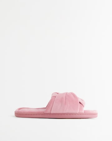 Alondra Twist Upper Mule Slipper - Wide Fit (E)