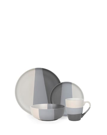 Waterside Dipped 16 Piece Dinner Set