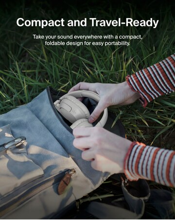 Belkin SoundForm Surround Wireless Over-Ear Headphones - Sand