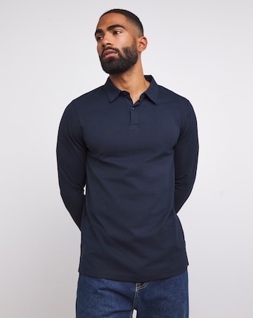 Long Sleeve Jersey Polo Long